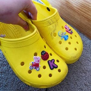 Yellow crocs